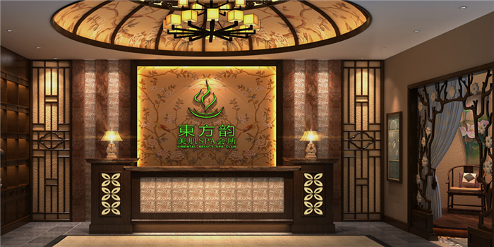 深圳美肌SPA會所設(shè)計(jì) 東南亞風(fēng)格美容會所裝修